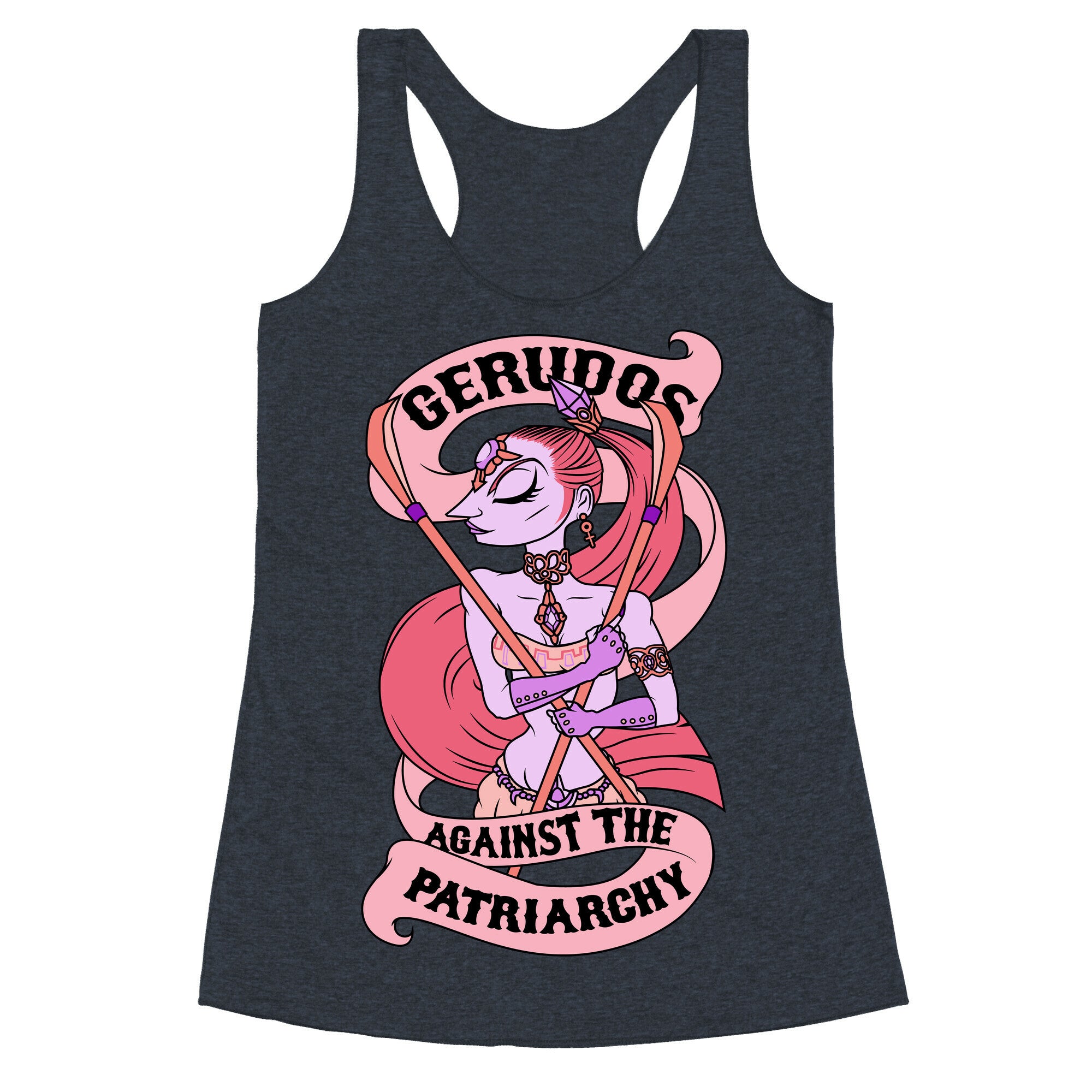 Gerudos Against The Patriarchy Racerback Tank